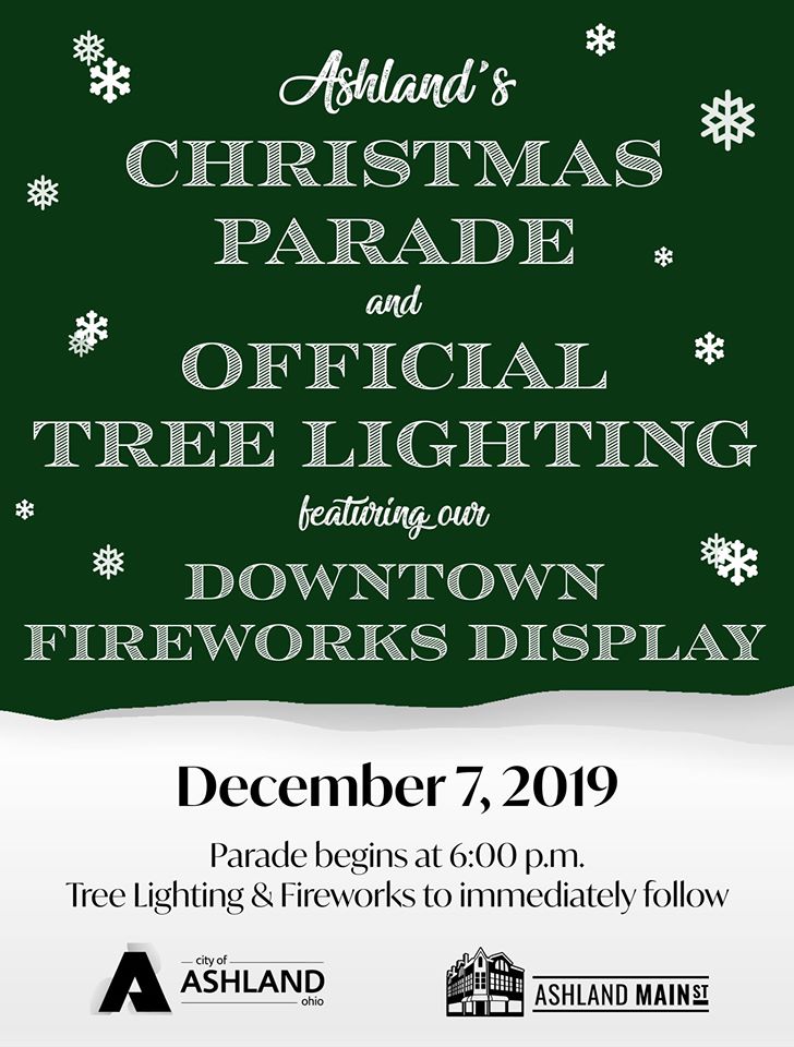 Official Tree Lighting and Downtown Fireworks Display